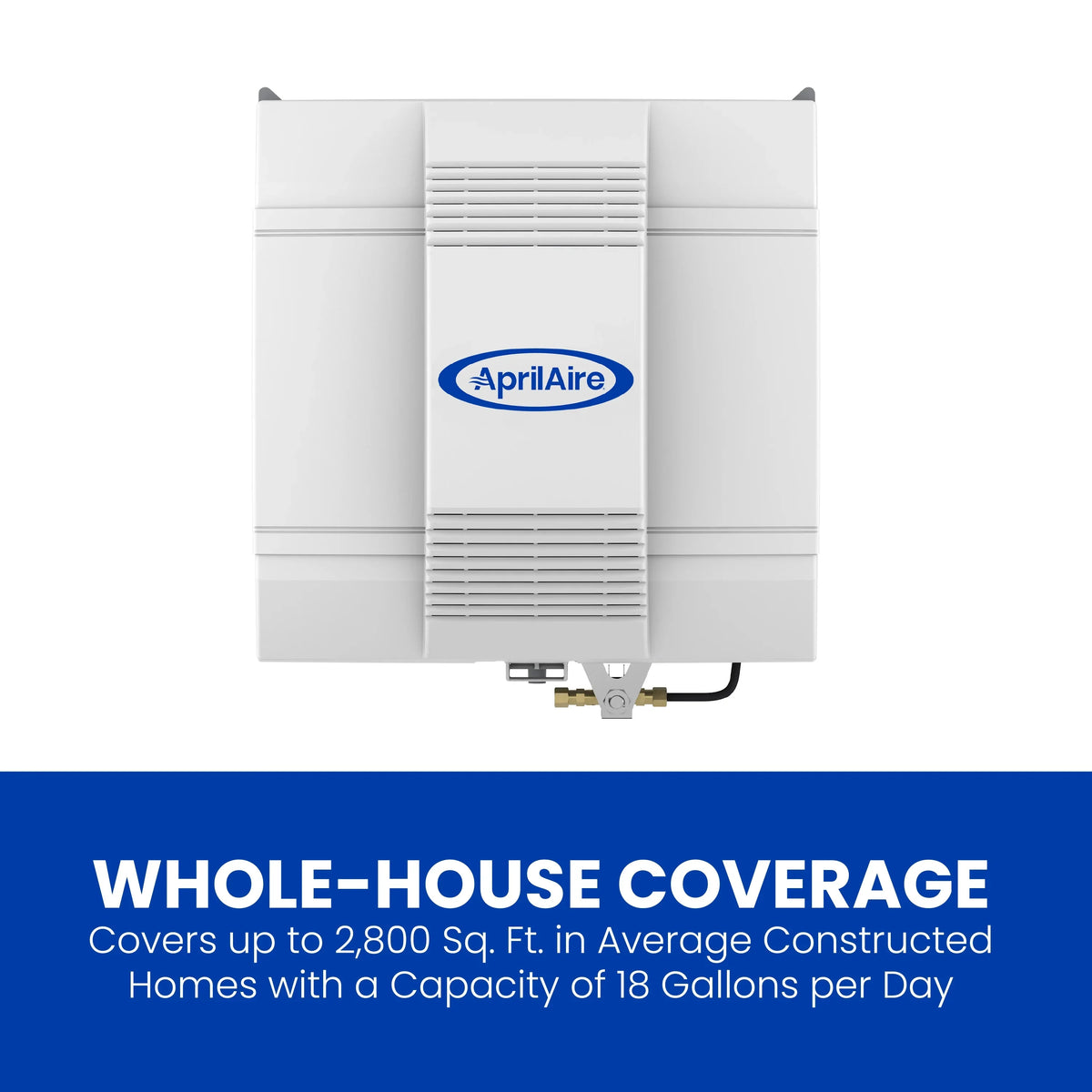 AprilAire 700 Whole-House Humidifier - Automatic - Large Capacity Fan-Powered Furnace Humidifier Homes up to 4,200 Sq. Ft.