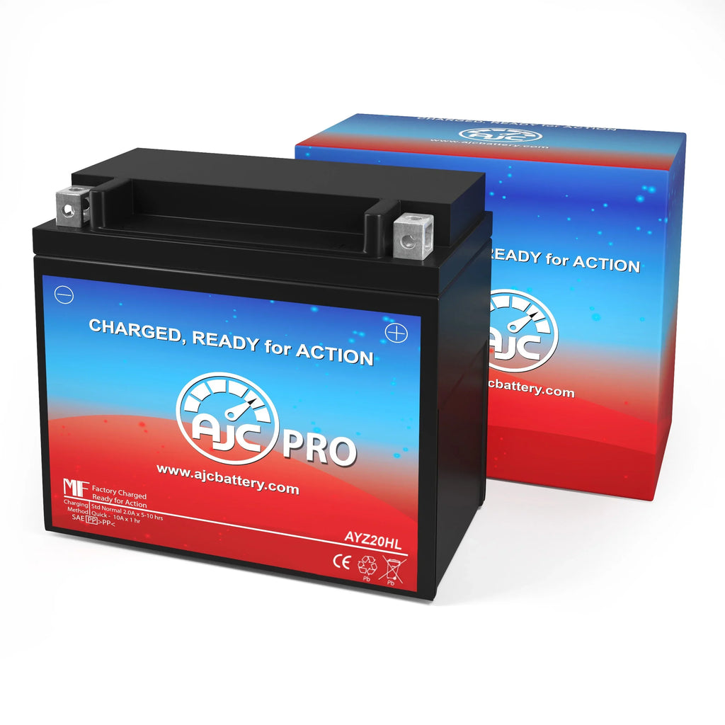 AJC Pro Battery with Bombardier GTx Sport 500Ss 597CC Snowmobile Replacement Battery (2007-2008)