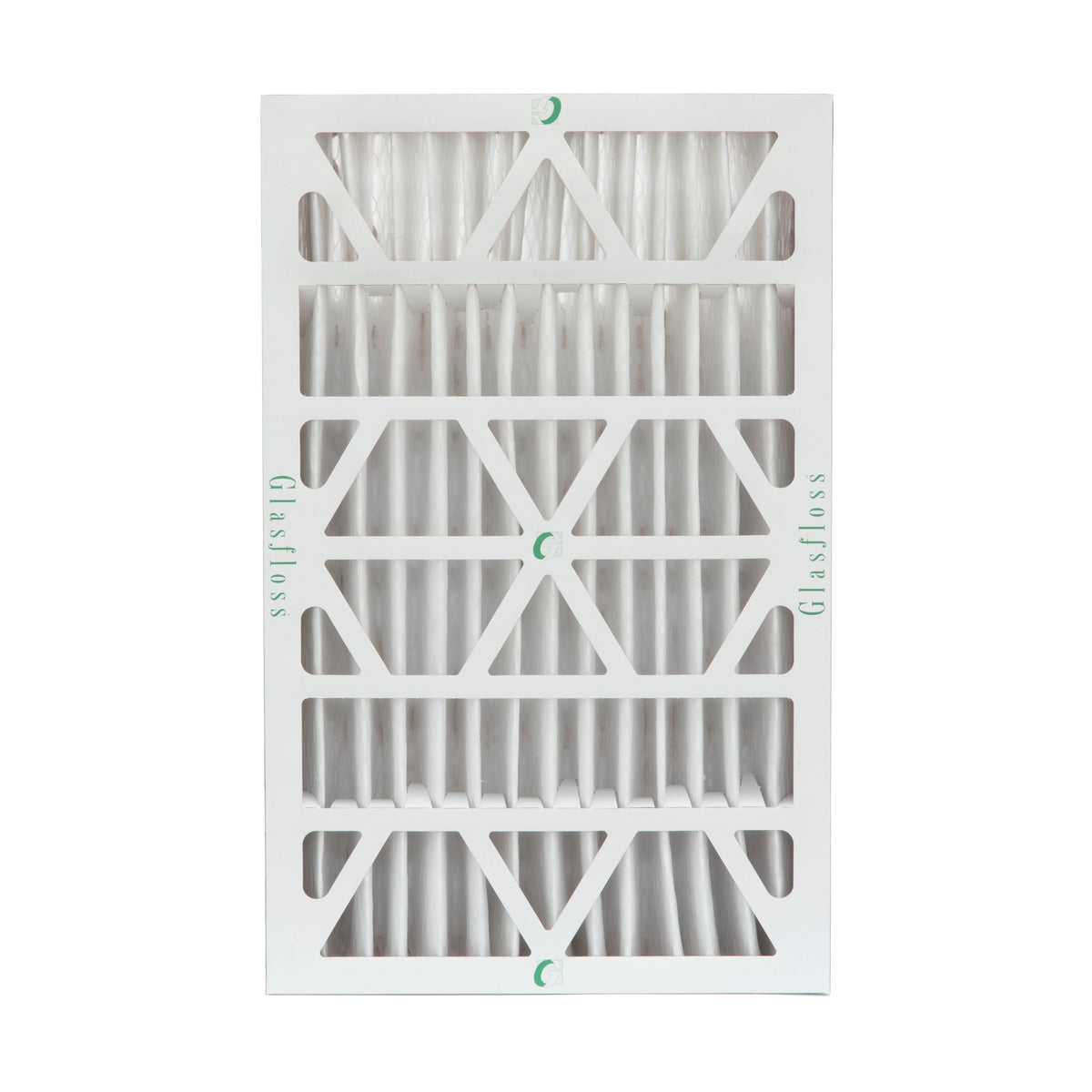 2 Pack of 12x24x4 MERV 13 Pleated 4" Inch Air Filters by Glasfloss. Actual Size: 11-3/8 x 23-3/8 x 3-3/4.