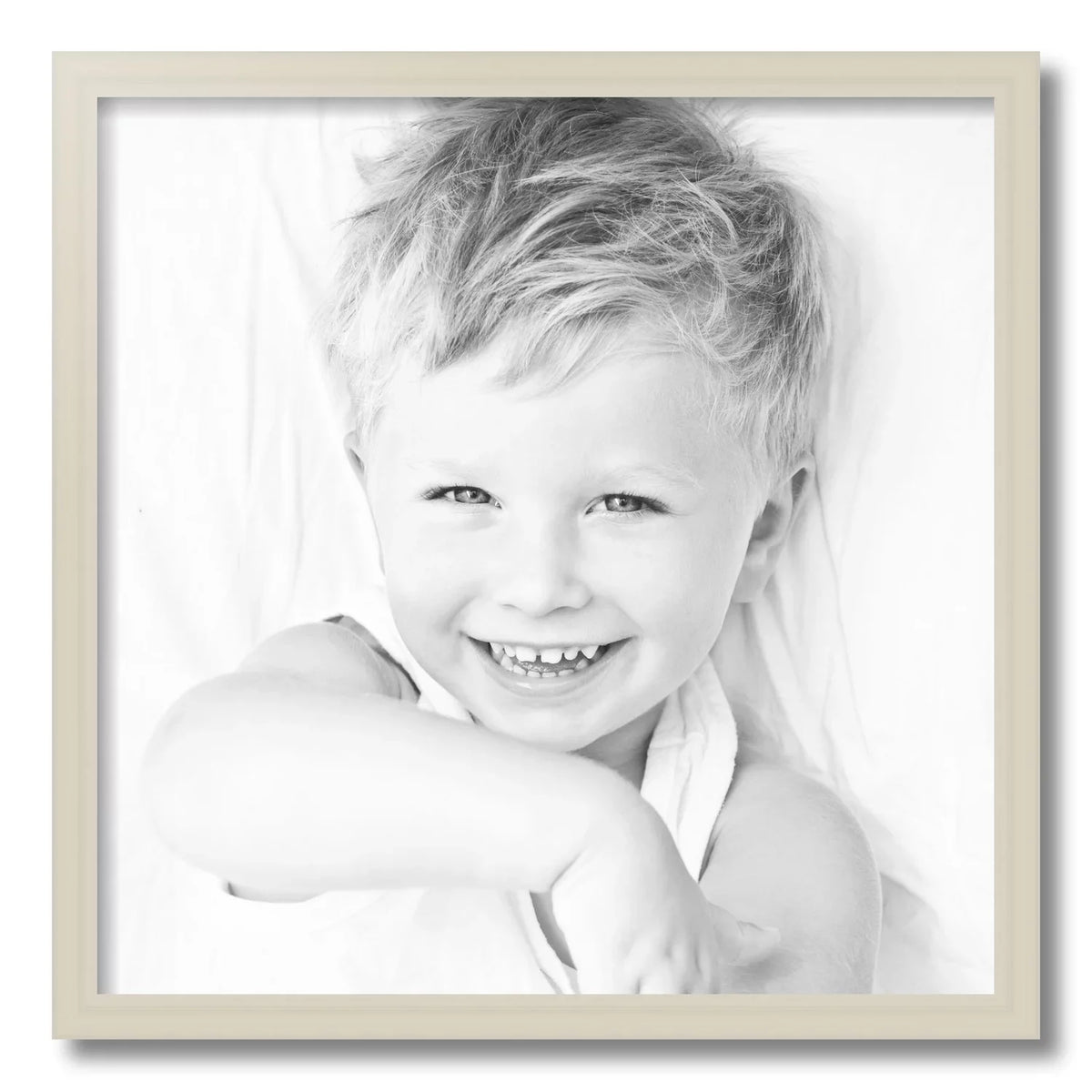 ArtToFrames 20x20 Inch White Picture Frame, This White Wood Poster Frame is Top-notch Your Art or Photos, Comes with 060 Plexi Glass (4100)