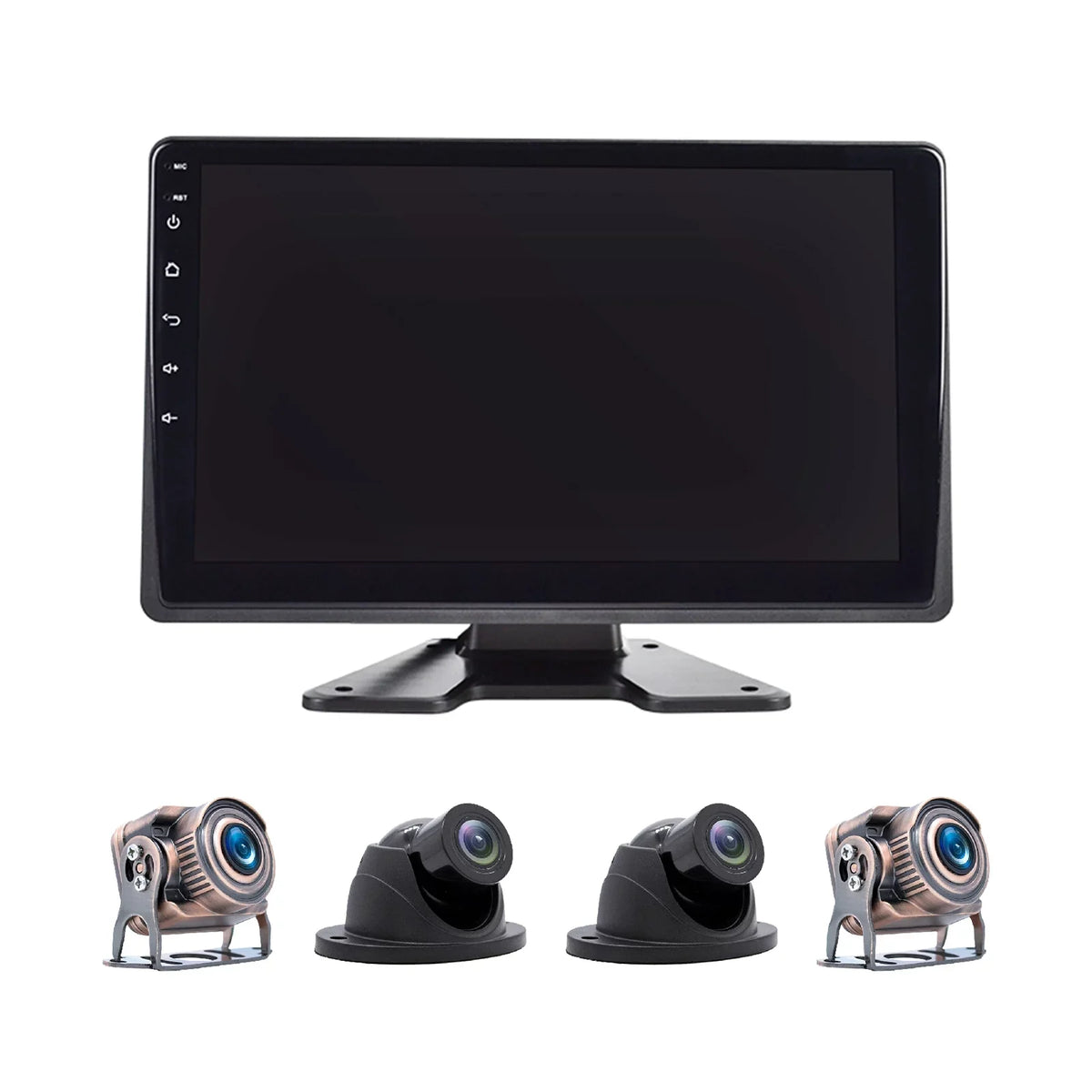 10.1"Monitor DVR Driving Video Recorder Touch Screen GPS RV Truck Bus Camera B
