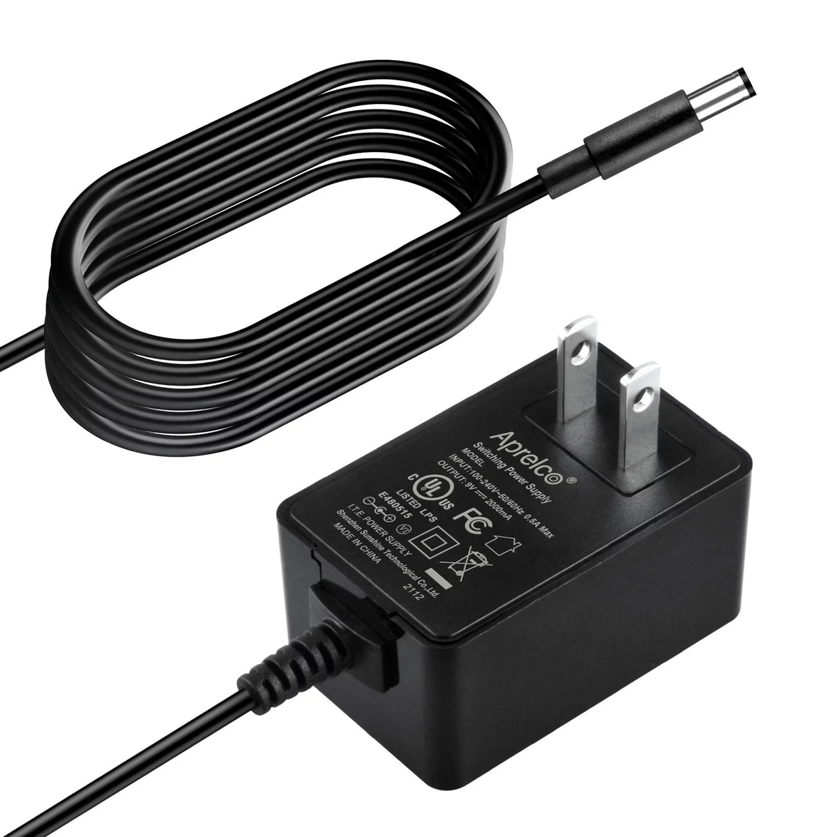 Aprelco UL Listed AC Adapter Charger BH Fitness S1Ei Residential Elliptical Power Cord