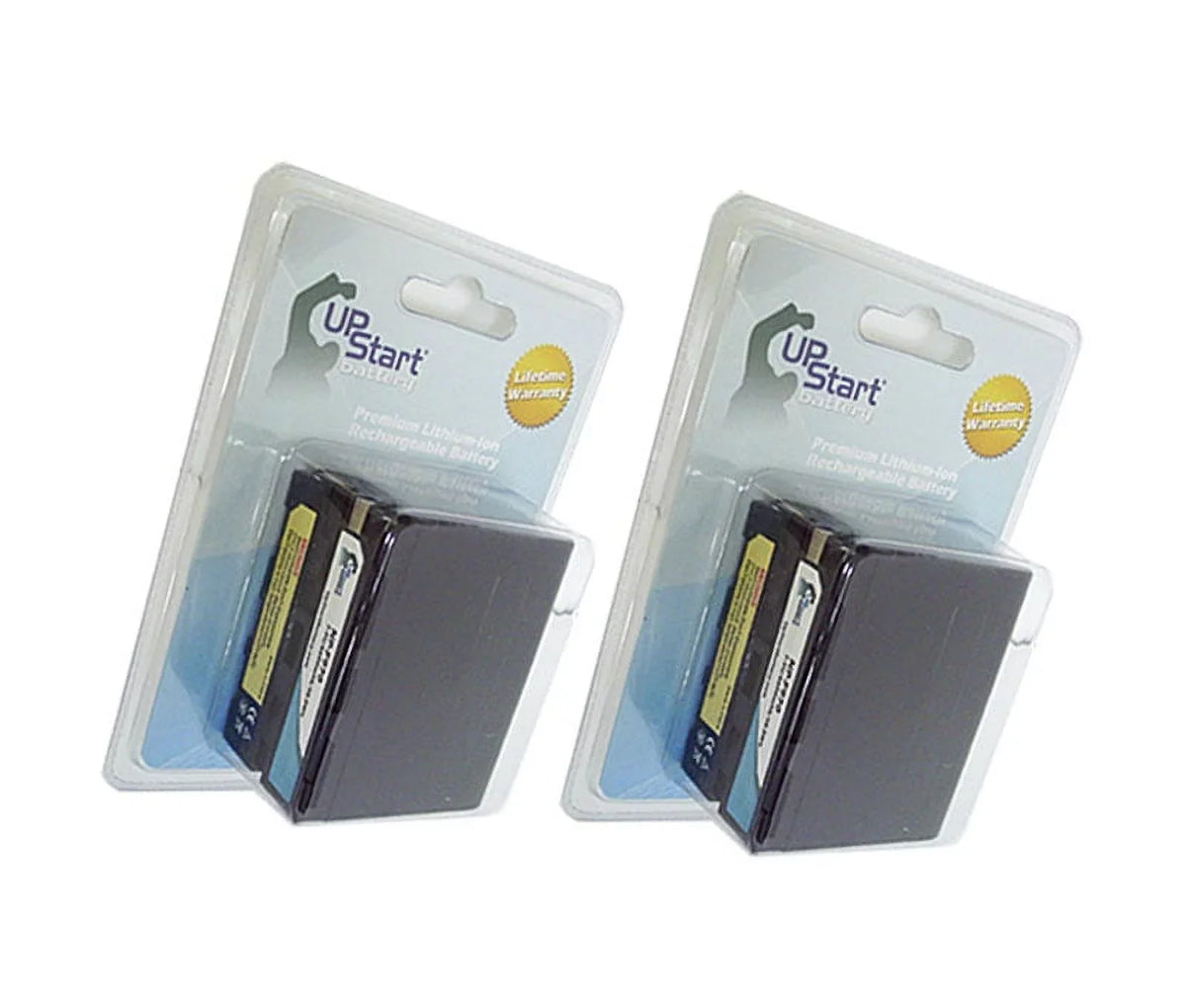 2x Pack - UpStart Battery Sony GV-D800 Battery - High Capacity High Capacity Replacement Sony NP-F970 Digital Camera Battery (6600mAh, 7.4V, Lithium-Ion)