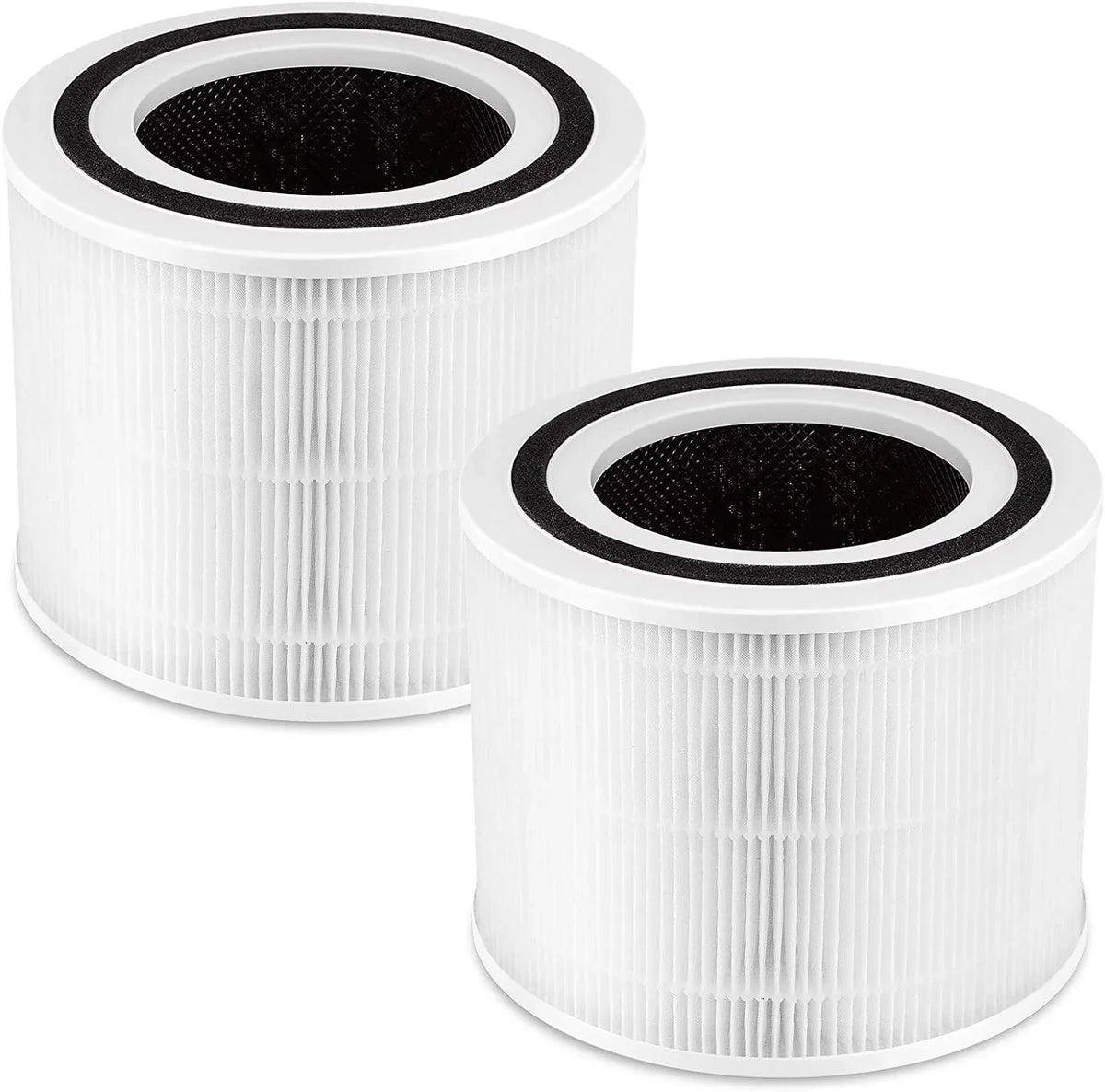 2 Pack Core 300 Replacement Filter with LEVOIT Core 300, H13 HEPA Filter, Compare to Part No. Core 300-RF, White