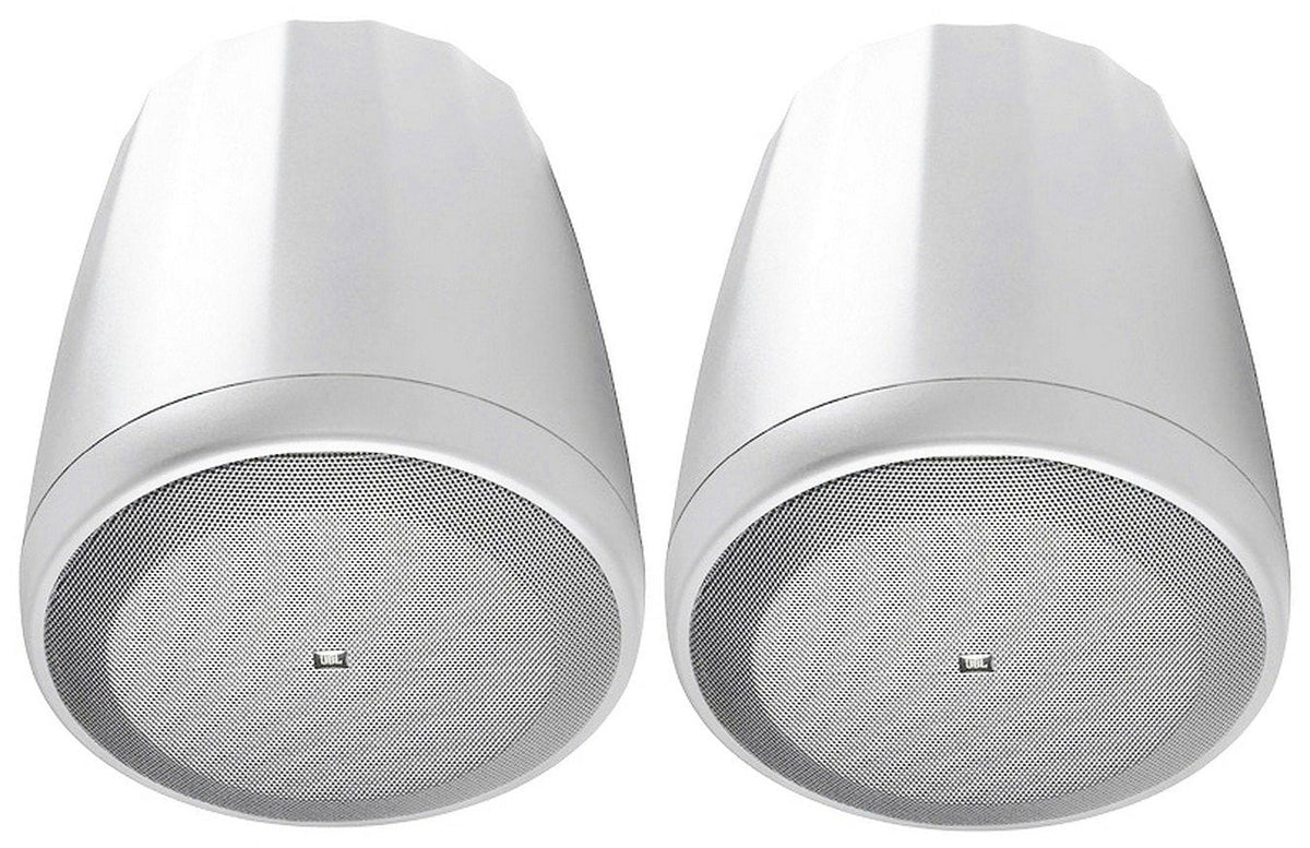 6-Zone Amp+4 JBL White Pendant+6 Slim White Wall Speakers 4 Restaurant/Bar/Cafe