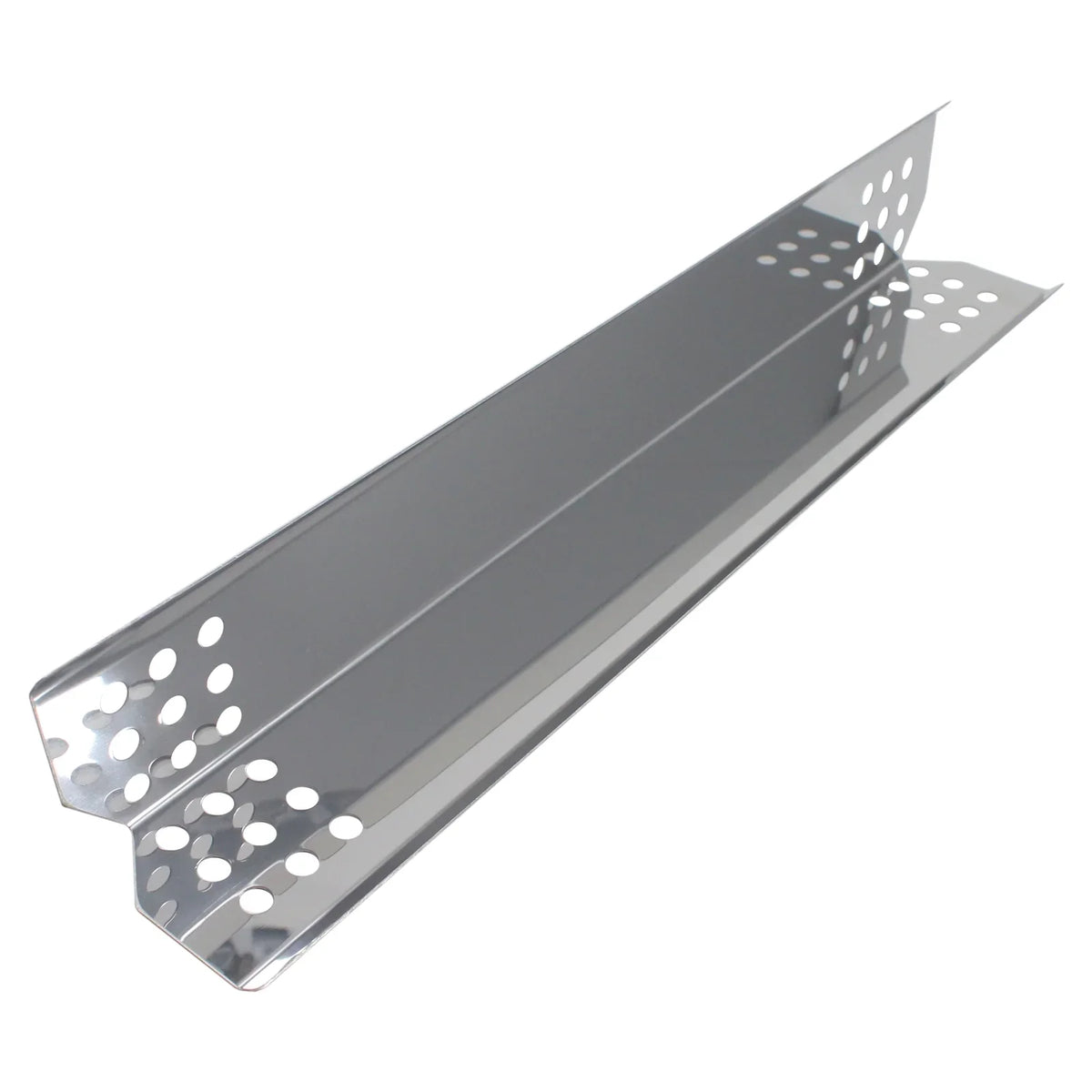 2-Pack BBQ Grill Heat Shield Plate Tent Replacement Parts Nex 720-0336D - Barbeque Stainless Steel Flame Tamer, Guard, Deflector, Flavorizer Bar, Vaporizer Bar, Burner Shield 16 1/8"